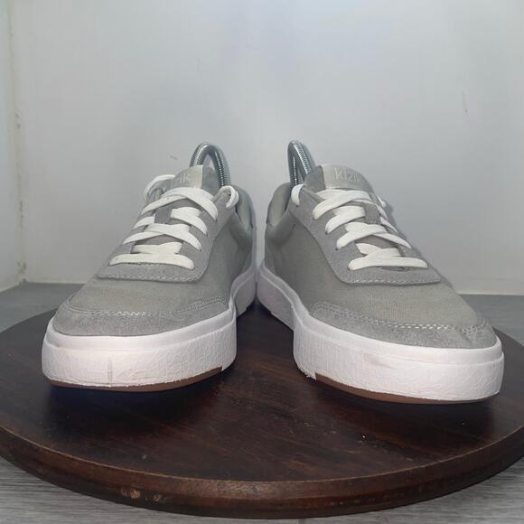 Kizik Unisex Adult Prague Gray Canvas Suede Hands Free Sneakers Men’s 6 W 7.5 main image 10